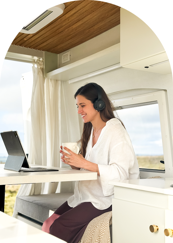 Interior de Tiny Van